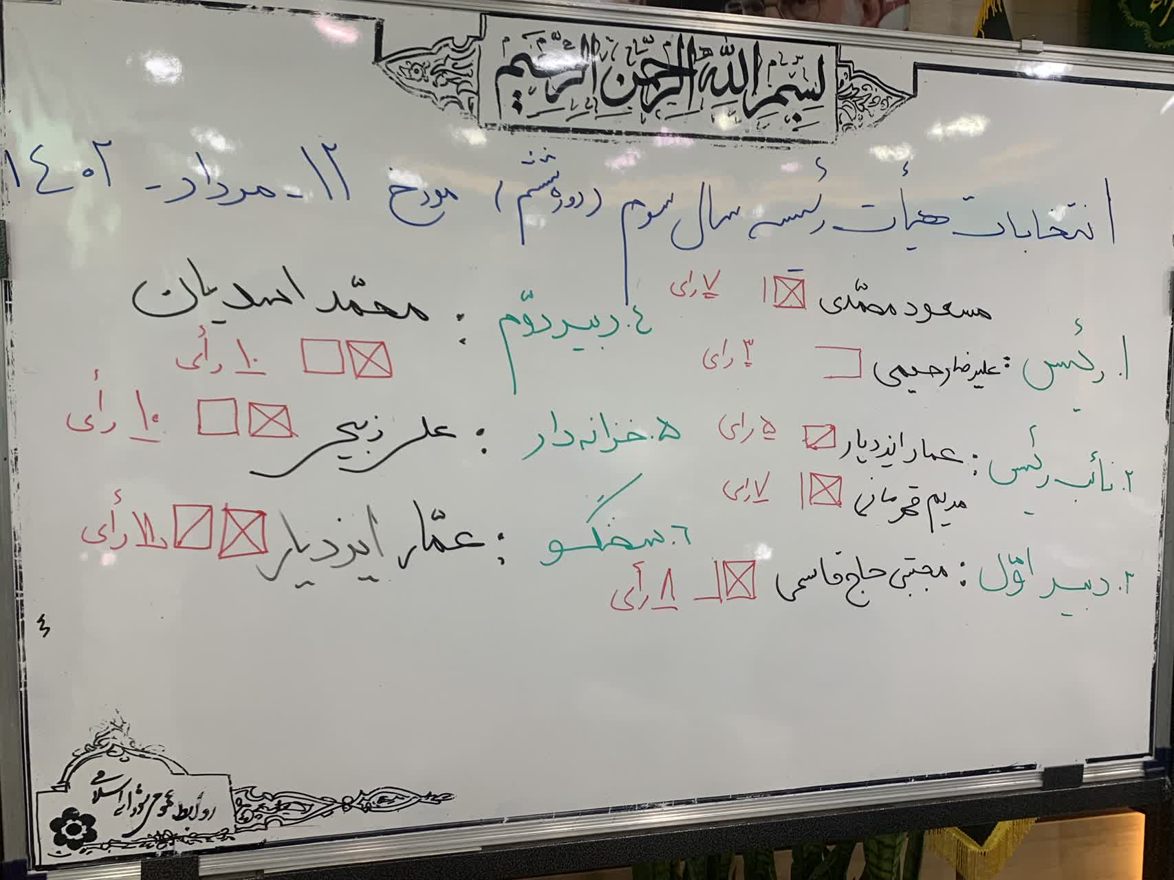 ترکیب هیئت رئیسه شورای شهر کرج  تغییر کرد