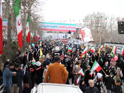 مهر تائید مردم البرز بر حقانیت انقلاب اسلامی باحضور پرشور در راهپیمایی ۲۲بهمن